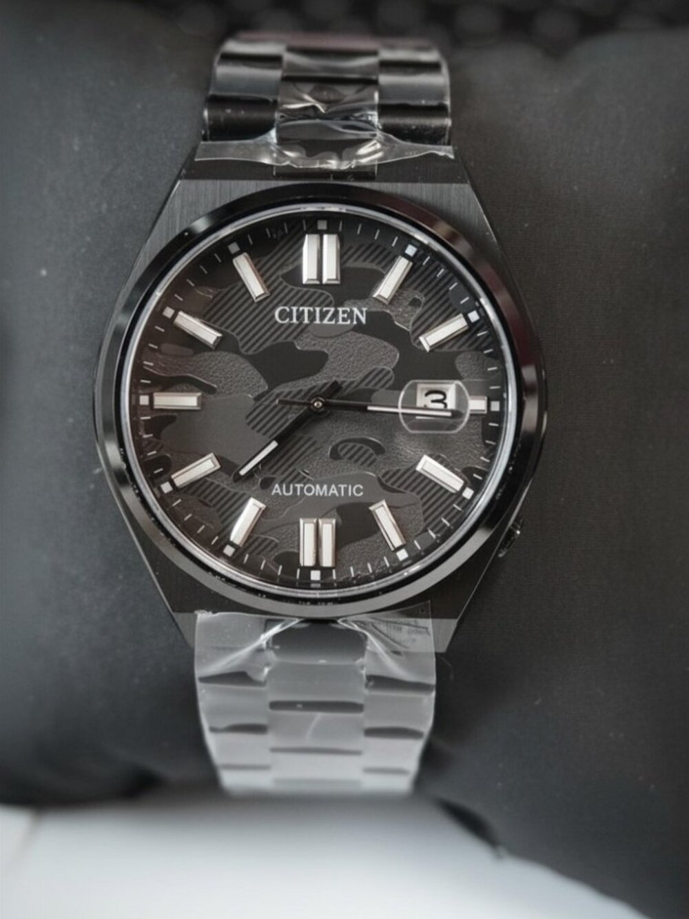 CITIZEN TYSUYOSA BLACK MEN WATCH - OPEN BOX.